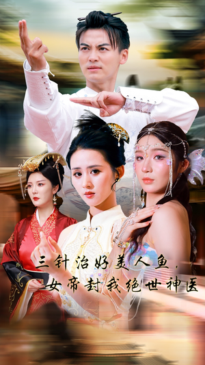 三针治好美人鱼，女帝封我绝世神医（61集）今日最火短剧