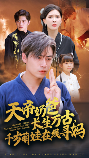 天帝奶爸长生万古，千岁萌娃在线寻妈（52集）今日最火短剧