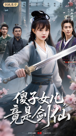 傻子女儿竟是剑仙（50集）每日分享短剧