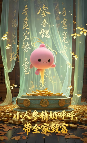 小人参精奶呼呼带全家暴富（58集）爆火短剧追不停