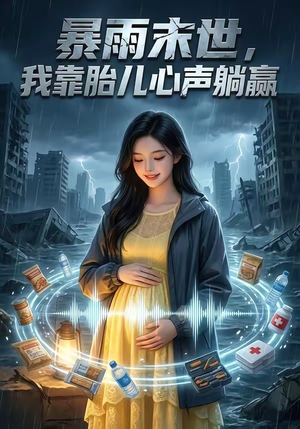暴雨末世，我靠胎儿心声躺赢（57集）火爆短剧推荐