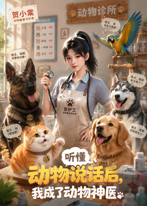 听懂动物说话后，我成了动物神医（47集）火爆短剧来袭