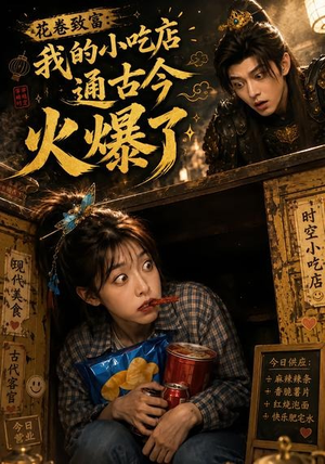 花卷致富：我的小吃店通古今火爆了（111集）好看的短剧电影