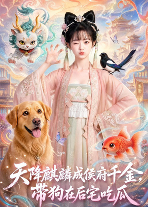 天降麒麟成侯府千金，带狗在后宅吃瓜（60集）精彩短剧天天看