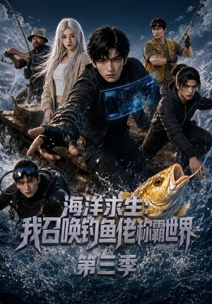 海洋求生：我召唤钓鱼佬称霸世界第三季（101集）短剧视频分享
