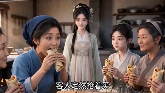 江月致富：穿成农女后我靠美食发家了第四季（103集）古装热门短剧