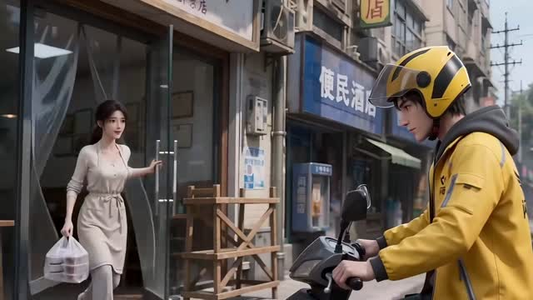 开餐馆还债，结果全网抢着吃3D版第一季（117集）抢先看热门短剧