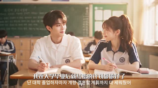 消失的初恋成了韩国校草（32集）百万短剧抢先看